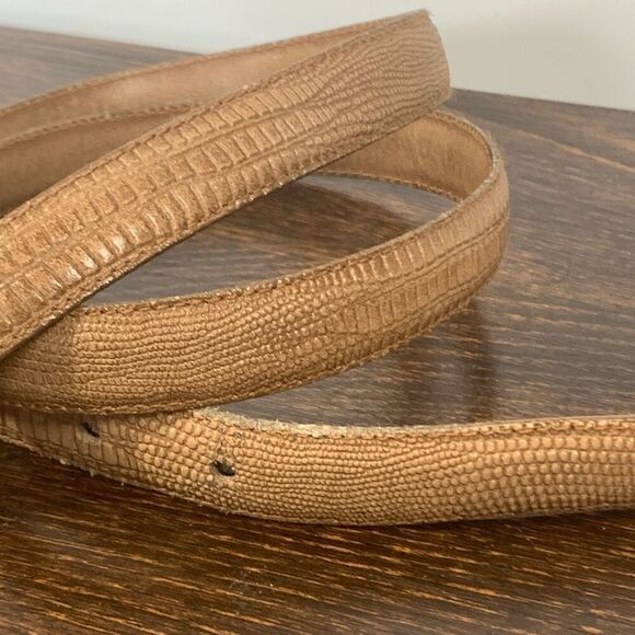 Vintage TJW by Mervyns Women's X035 Snakeskin Belt ML - Picture 5 of 7